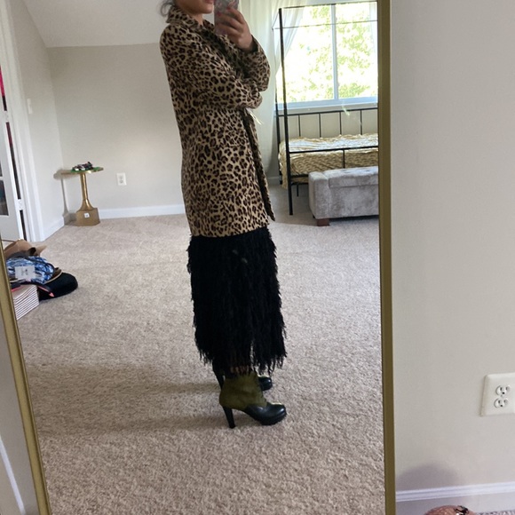 Zara leopard double button jacket. Xs - Picture 13 of 13